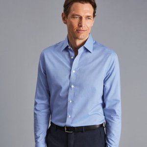 Charles Tyrwhitt Non-Iron Royal Oxford Shirt - Extra Slim Fit